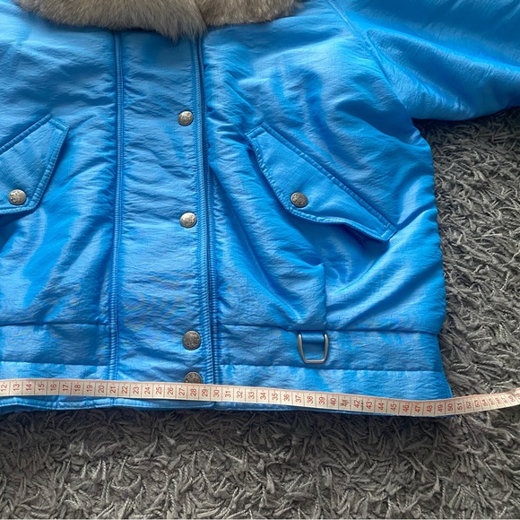Bruno Blue Parka with Fur Collar - Picture 11 of 11
